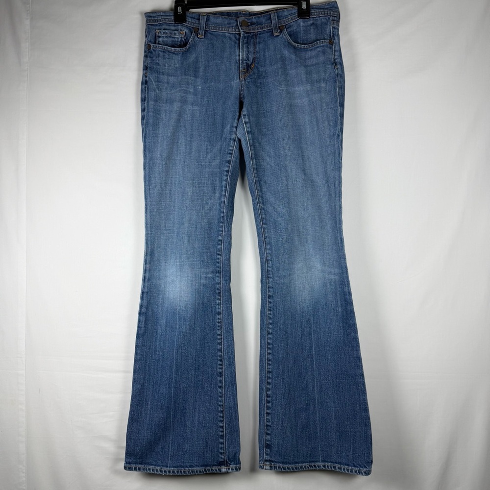 Citizens of Humanity Ingrid Low Waist Flare Jeans Size 32 Stretch Denim USA Made